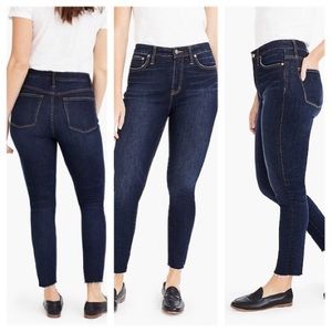 J.Crew Dark Wash Skinny Toothpick Jeans